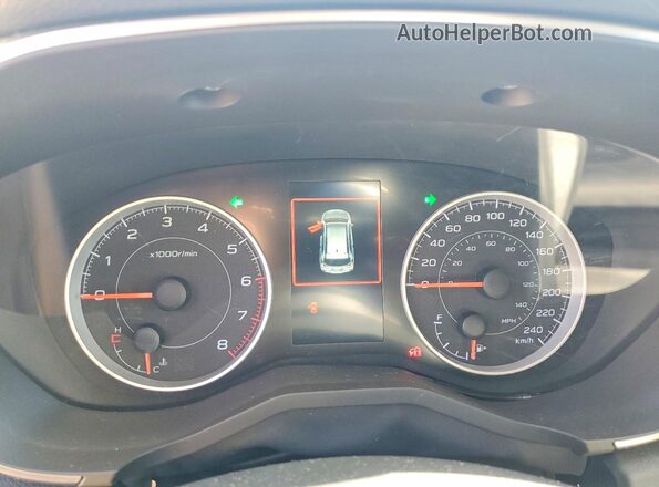 4S4WMAGD2M3453775 2021 SUBARU ASCENT Серебряный Вид щитка приборов