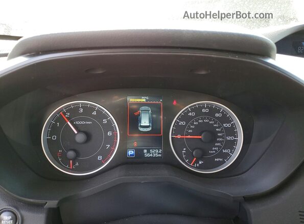 4S4WMAJD0N3407159 2022 SUBARU ASCENT Red Вид щитка приладів