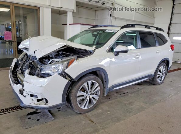 4S4WMALD0L3414915 2020 SUBARU ASCENT White წინა მარცხენა ხედი სამი მეოთხედიდან