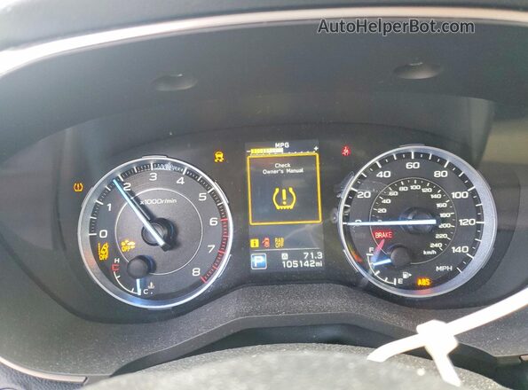 4S4WMALD5L3444010 2020 SUBARU ASCENT Black Вид щитка приладів