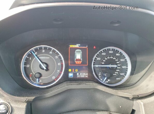 4S4WMAMD0L3442907 2020 SUBARU ASCENT White Vista del cuadro de instrumentos