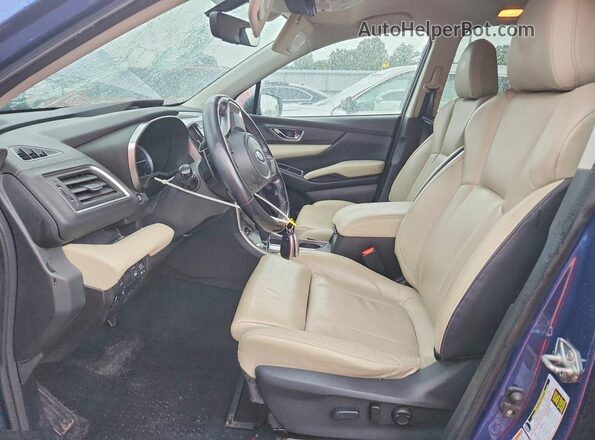 4S4WMAMD9K3456562 2019 SUBARU ASCENT Blue Vista interior delantera