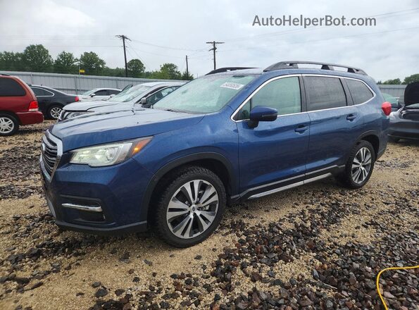 4S4WMAMD9K3456562 2019 SUBARU ASCENT Blue Vista tres cuartos delantera izquierda