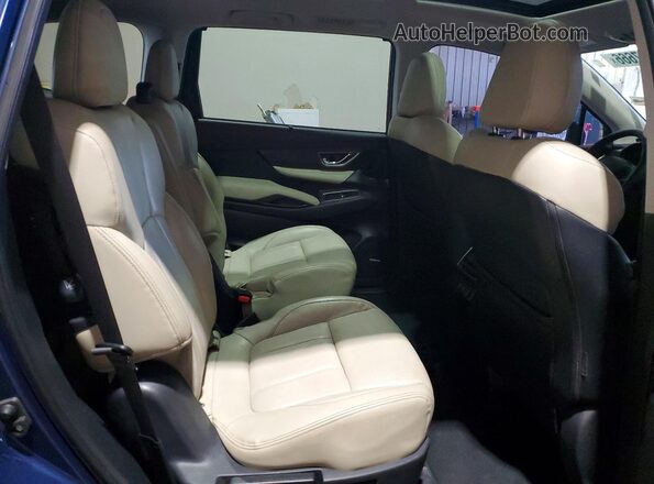 4S4WMAPD1K3412079 2019 SUBARU ASCENT Blue Widok wnętrza z tyłu
