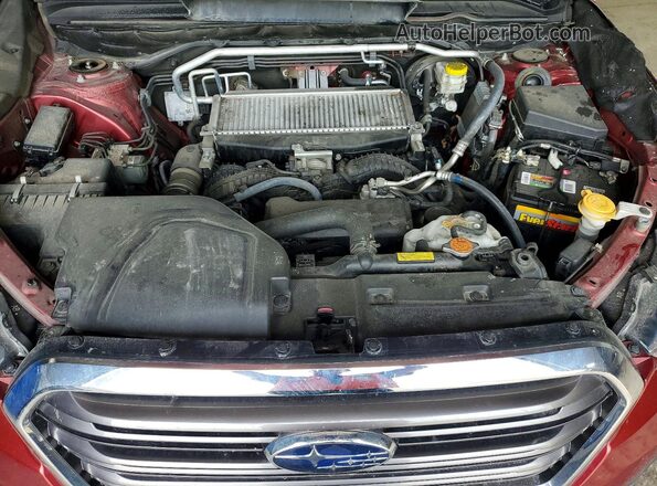 4S4WMAPD7L3480761 2020 SUBARU ASCENT Красный Вид подкапотного пространства