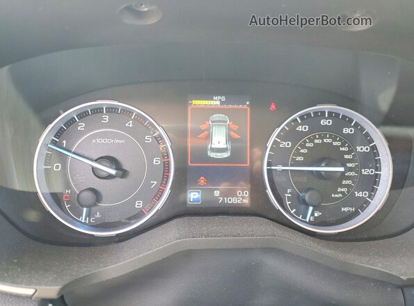 4S4WMAPD8M3422708 2021 SUBARU ASCENT Бордовый Вид щитка приборов