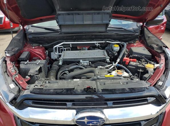 4S4WMAPD8S3405923 2025 SUBARU ASCENT Maroon ძრავის განყოფილების ხედი