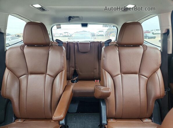 4S4WMARD2K3430460 2019 SUBARU ASCENT Brown Вид задніх сидінь