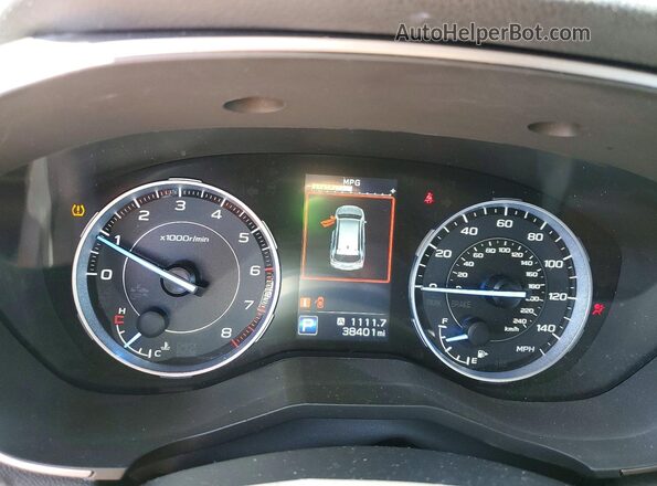 4S4WMARD4N3412286 2022 SUBARU ASCENT Серый Вид щитка приборов