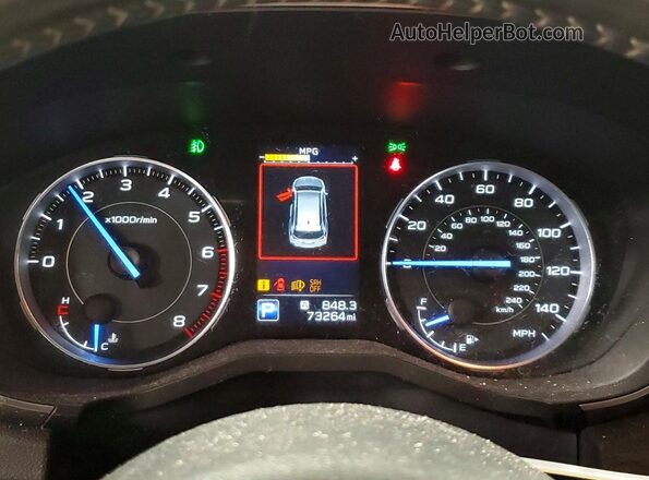 4S4WMARD6M3405757 2021 SUBARU ASCENT Silver ხელსაწყოთა პანელის ხედი
