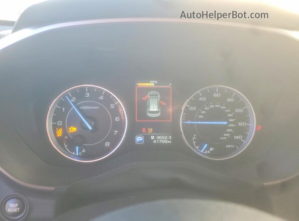 4S4WMARD7N3403467 2022 SUBARU ASCENT Синий Вид щитка приборов