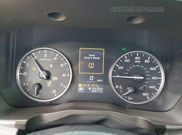 4S4WMARD8R3450741 2024 SUBARU ASCENT Черный Вид щитка приборов