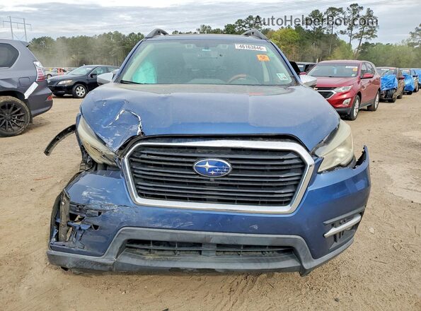 4S4WMARDXK3462136 2019 SUBARU ASCENT Blue Front view