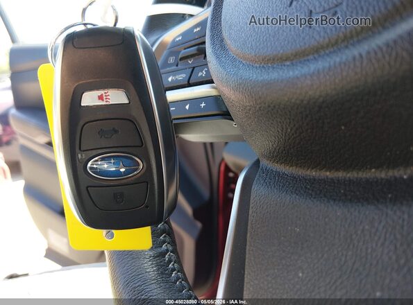 4S4WMASDXR3414947 2024 SUBARU ASCENT Красный Вид панели приборов