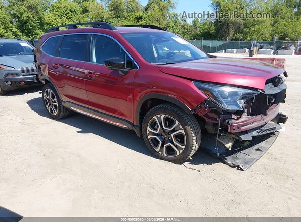 4S4WMASDXR3414947 2024 SUBARU ASCENT Красный Передняя правая четверть