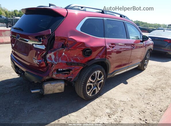 4S4WMASDXR3414947 2024 SUBARU ASCENT Красный Задняя правая четверть