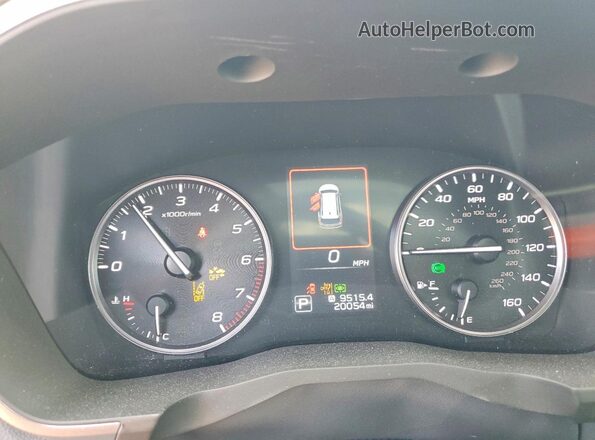 4S4WMAWD9R3438134 2024 SUBARU ASCENT Синий Вид щитка приборов