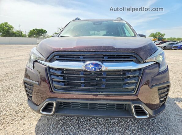 4S4WMAWDXR3448865 2024 SUBARU ASCENT Burgundy წინა ხედი