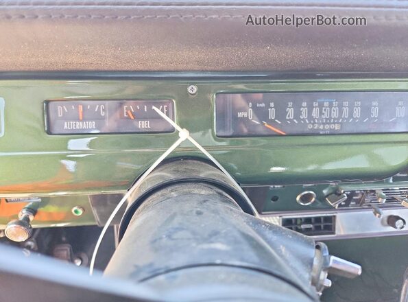 4S8S0DGD31869 1974 INTERNATIONAL SCOUT Green Widok zestawu wskaźników