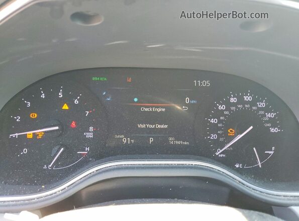 4T1AZ1FB5LU044450 2020 TOYOTA AVALON Серебряный Вид щитка приборов