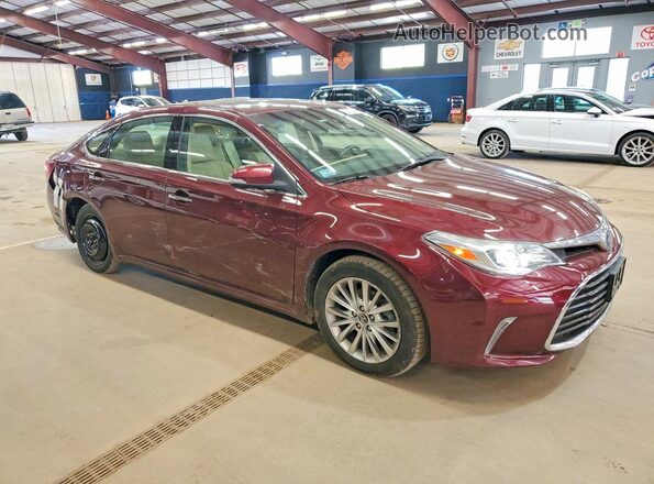 4T1BD1EB3GU049057 2016 TOYOTA AVALON Бордовый Передняя правая четверть