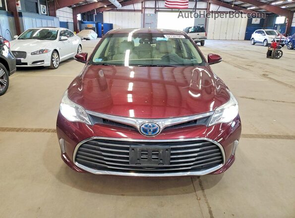 4T1BD1EB3GU049057 2016 TOYOTA AVALON Бордовый Вид спереди