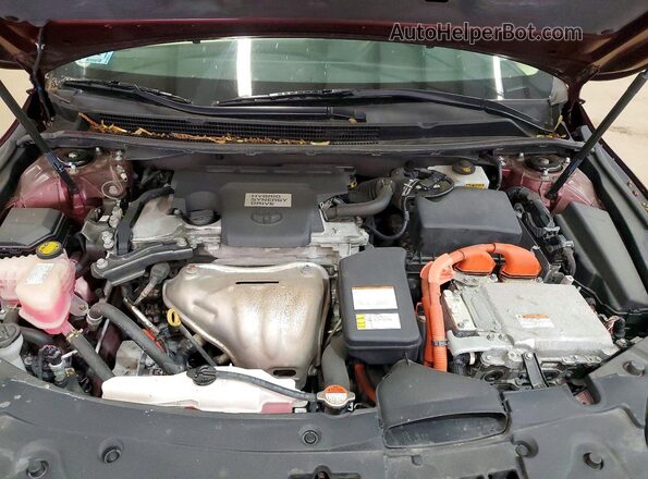4T1BD1EB3GU049057 2016 TOYOTA AVALON Бордовый Вид задней части салона