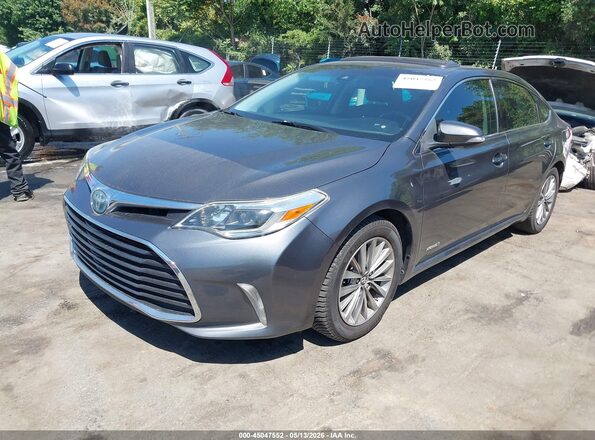 4T1BD1EB3GU051097 2016 TOYOTA LIMITED Gray Առջևի ձախ երեք քառորդ տեսարան