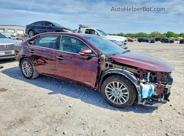 4T1BD1EB5HU059087 2017 TOYOTA LIMITED Бордовый Передняя правая четверть
