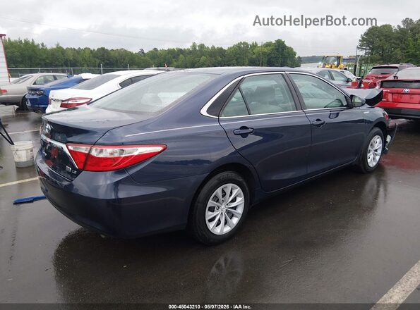 4T1BD1FK5HU212985 2017 TOYOTA LE Синий Задняя правая четверть