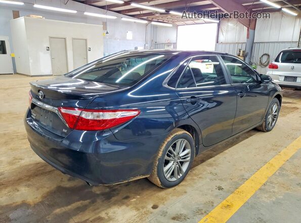 4T1BF1FK0GU130848 2016 TOYOTA CAMRY Синий Задняя правая четверть