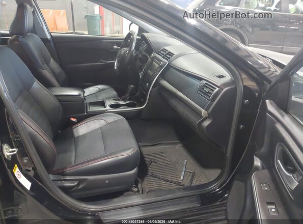 4T1BF1FK2GU257469 2016 TOYOTA CAMRY Black Вид салону спереду