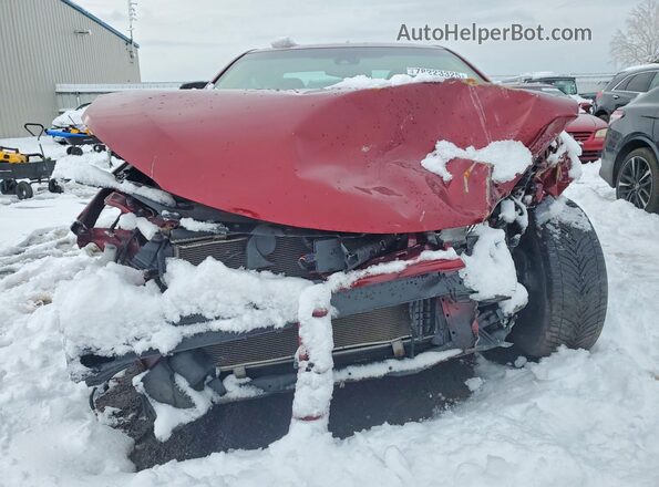 4T1BF1FK4HU695802 2017 TOYOTA LE Red Front view