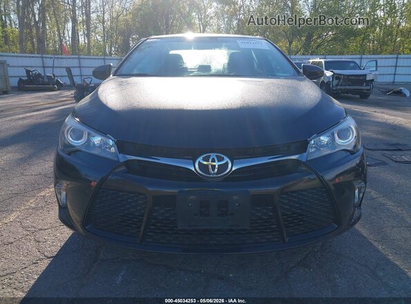 4T1BF1FK5GU599188 2016 TOYOTA CAMRY Black ხელსაწყოთა პანელის ხედი
