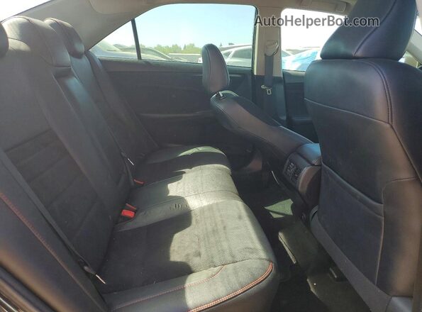 4T1BF1FKXHU660200 2017 TOYOTA CAMRY Black Вид задніх сидінь