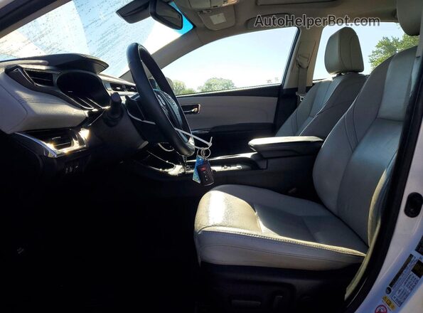 4T1BK1EB3JU279775 2018 TOYOTA AVALON Белый Вид салона спереди