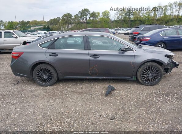 4T1BK1EB5GU206304 2016 TOYOTA AVALON Gray Widok wnętrza z tyłu