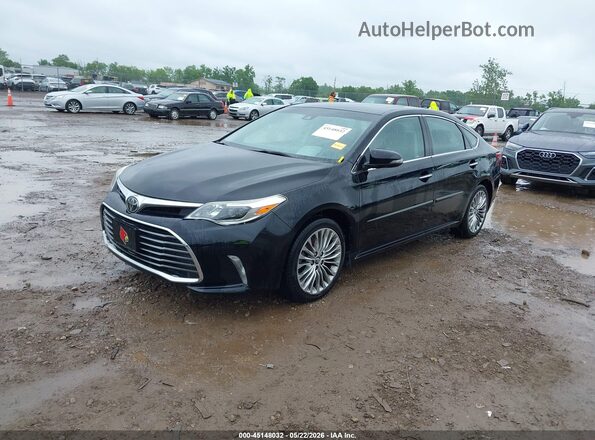 4T1BK1EB6JU281925 2018 TOYOTA AVALON Black Передня ліва чверть
