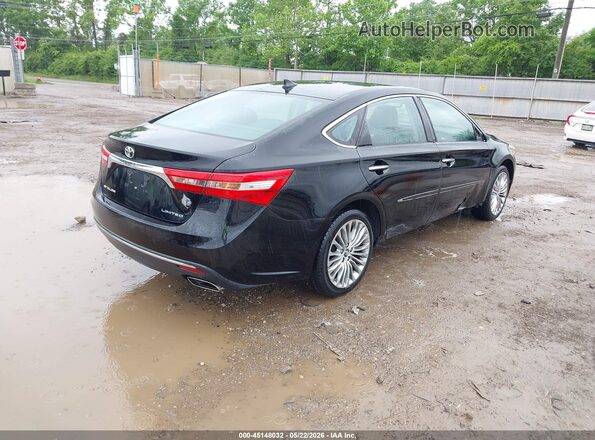 4T1BK1EB6JU281925 2018 TOYOTA AVALON Black Задня права чверть