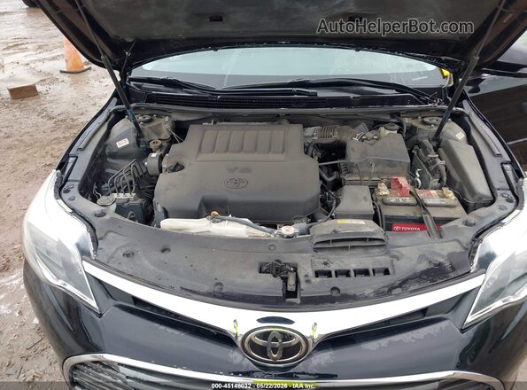 4T1BK1EB6JU281925 2018 TOYOTA AVALON Black Вид ззаду