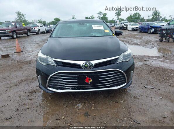 4T1BK1EB6JU281925 2018 TOYOTA AVALON Black Вид задньої частини салону