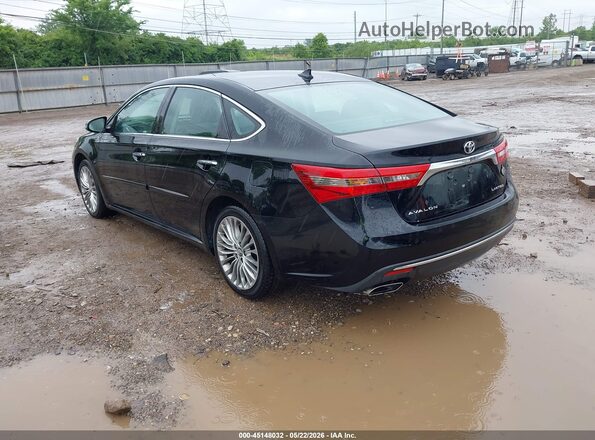 4T1BK1EB6JU281925 2018 TOYOTA AVALON Black Задня ліва чверть