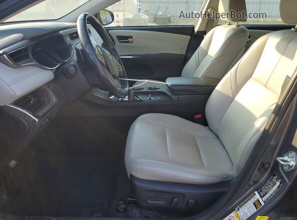 4T1BK1EB9JU277741 2018 TOYOTA AVALON Gray Вид салону спереду