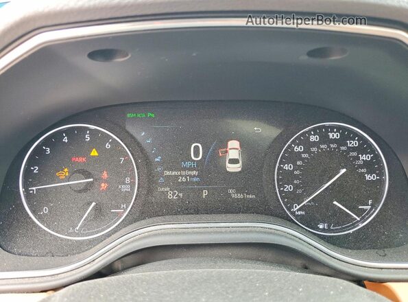 4T1BZ1FB5KU014612 2019 TOYOTA AVALON Черный Вид щитка приборов