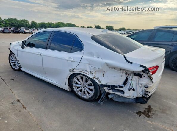 4T1C11AK7LU319615 2020 TOYOTA CAMRY White Trasero izquierdo