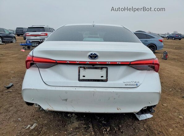4T1D21FB0LU012202 2020 TOYOTA AVALON White Вид ззаду