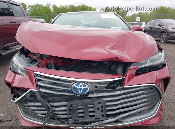 4T1DA1AB0MU006041 2021 TOYOTA LIMITED Maroon Вид щитка приладів