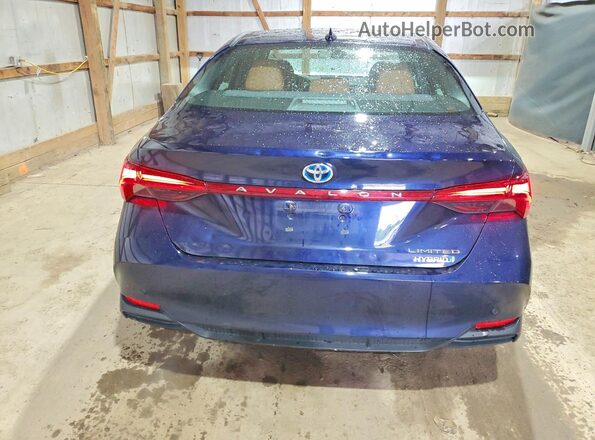 4T1DA1ABXMU008721 2021 TOYOTA AVALON Blue Вид ззаду