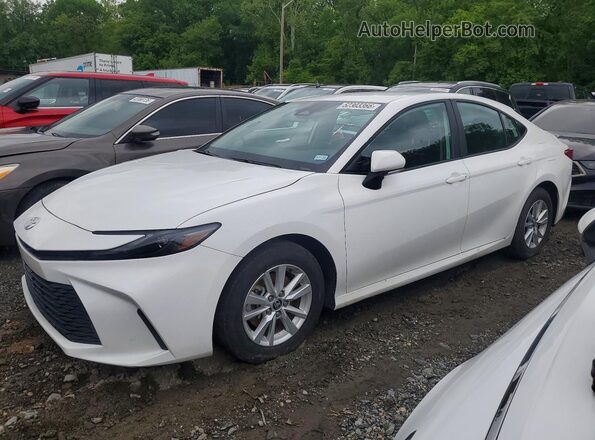 4T1DAACK0SU520983 2025 TOYOTA CAMRY White Առջևի ձախ երեք քառորդ տեսարան