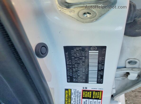 4T1DAACK0SU520983 2025 TOYOTA CAMRY White Շարժիչի բաժամունքի տեսք